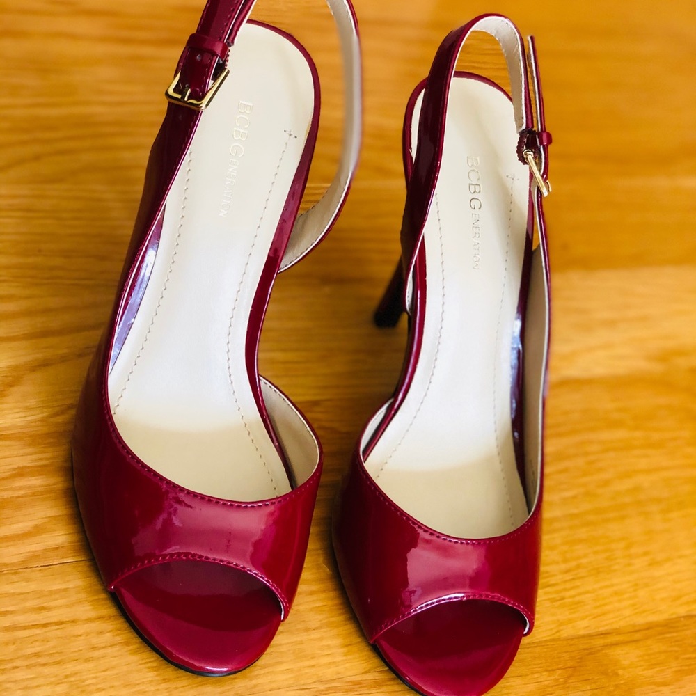 BCBGeneration Red High Heels - Picture 2 of 9